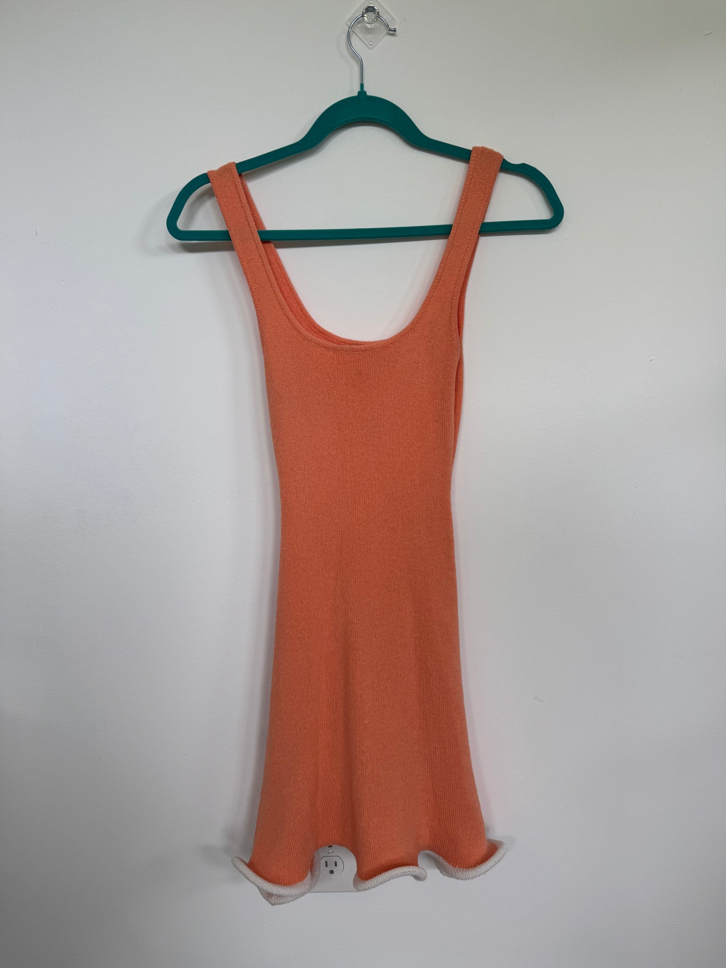 Just Peachy Mini Dress (Size Medium)