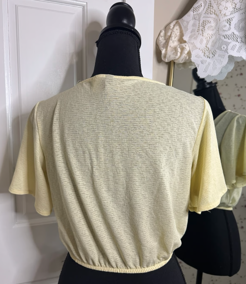 Butter Crop Top (Size Medium)