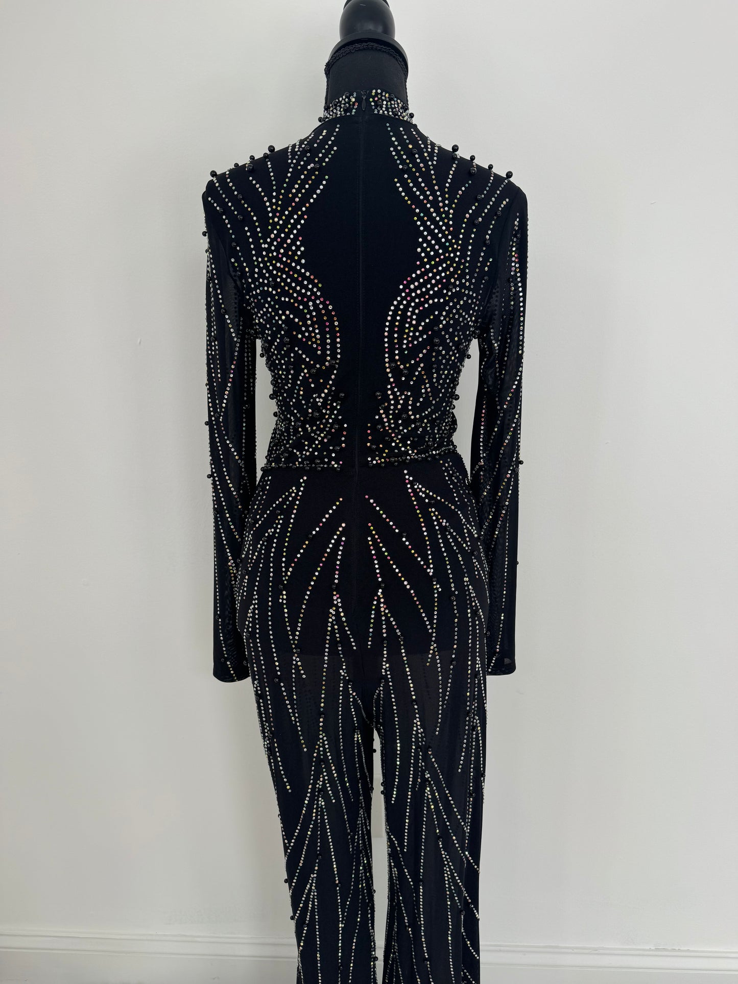 Adorn You Rhinestone & Beaded Jumpsuit