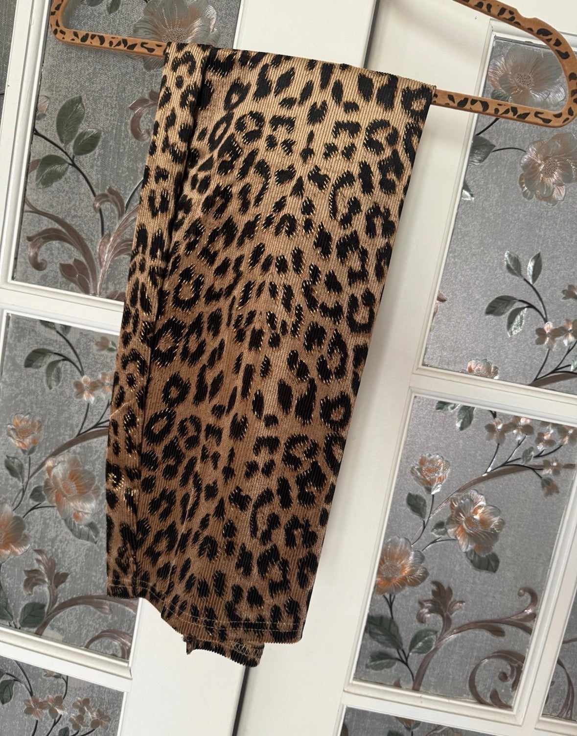 Purring Leopard Midi Skirt