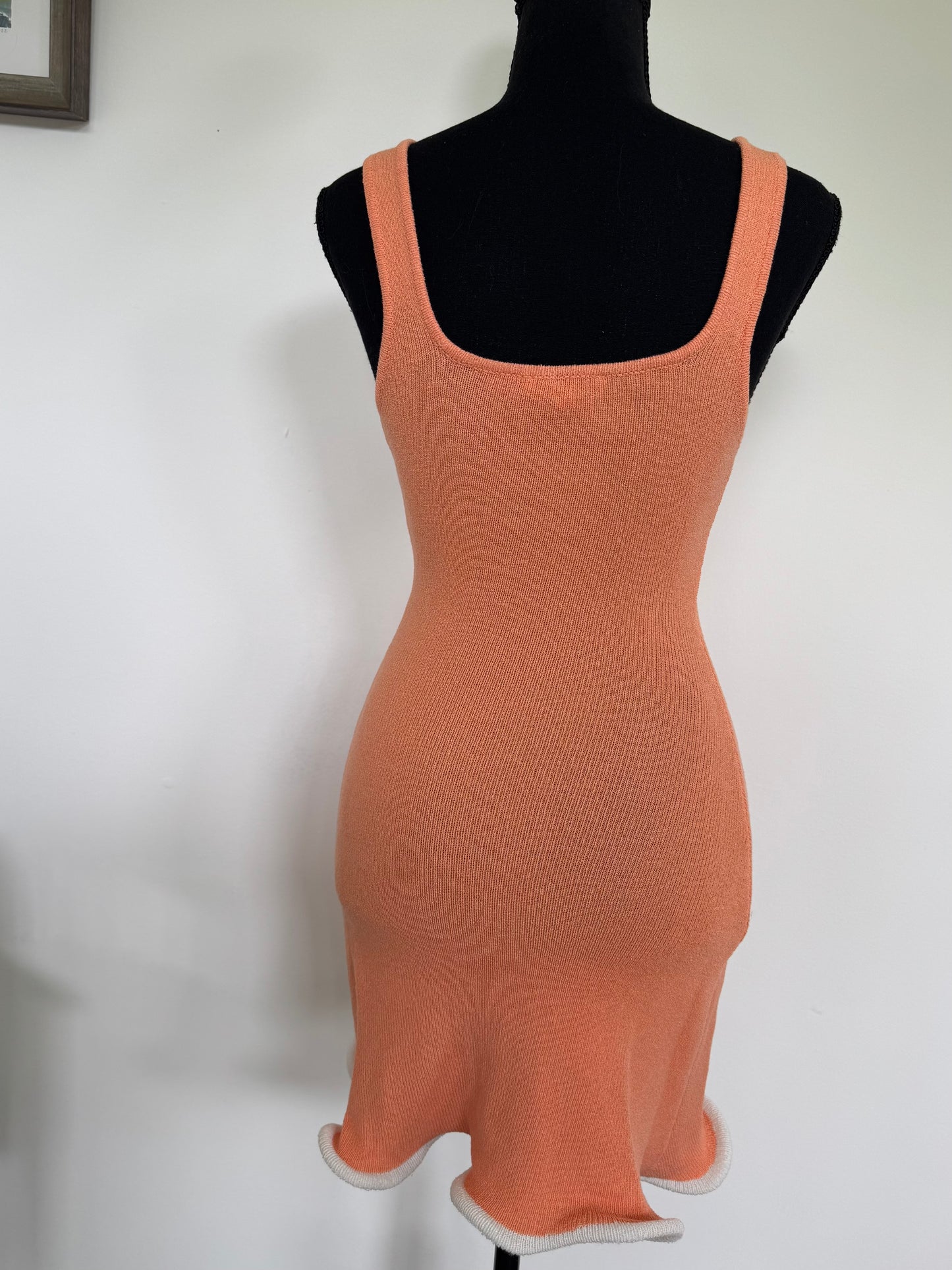 Just Peachy Mini Dress (Size Medium)