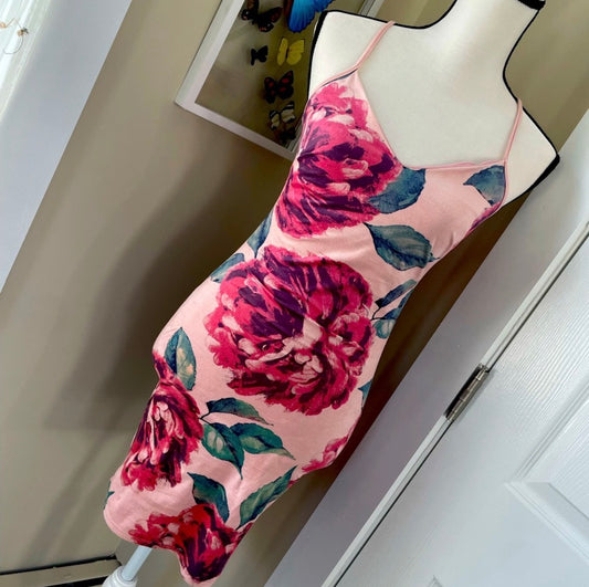Delicate Flower Mini Dress (Size Small)