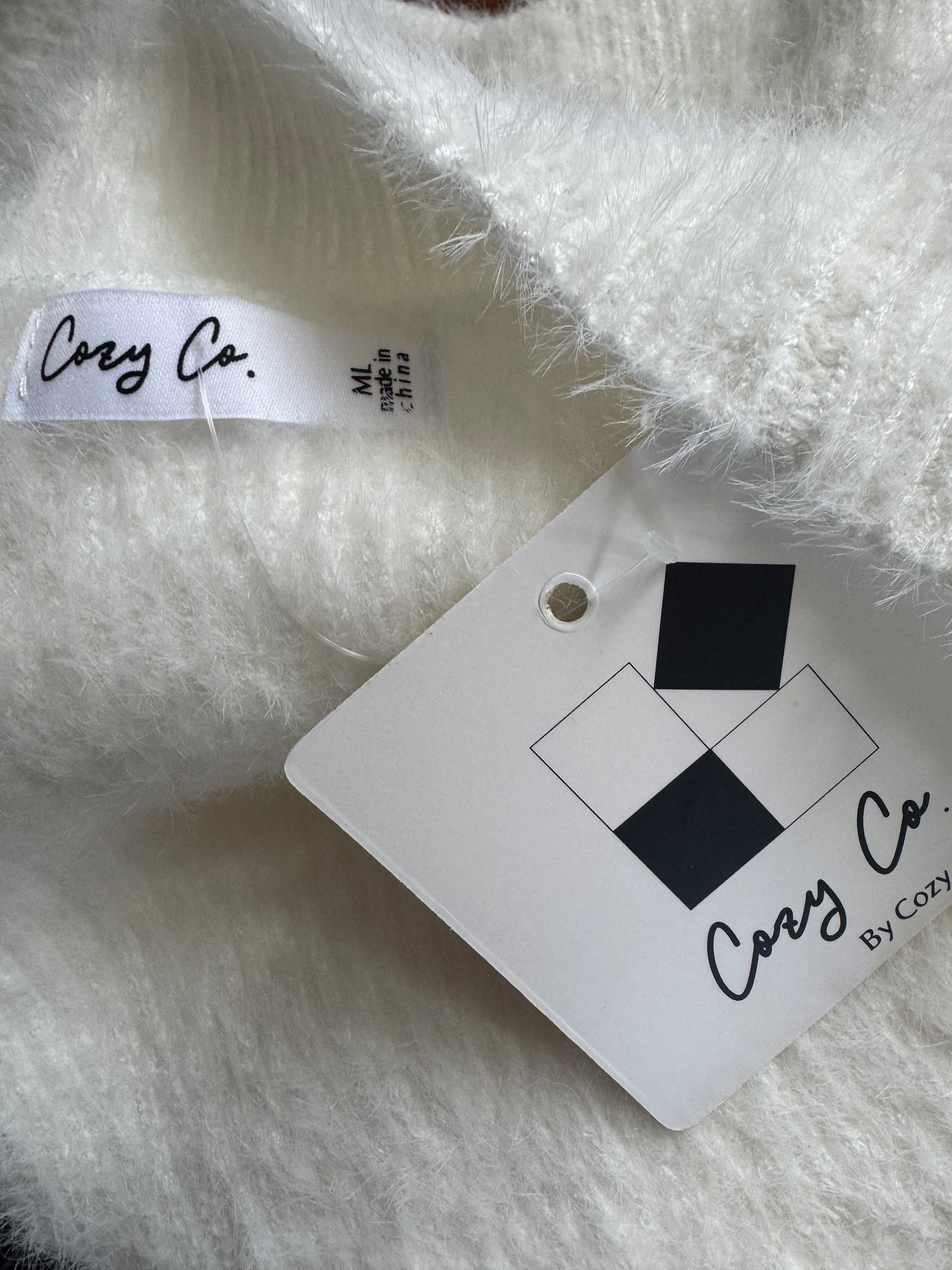 Snow Bunny White Cardigan