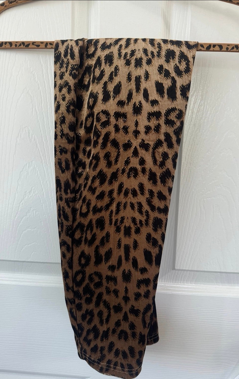 Purring Leopard Midi Skirt