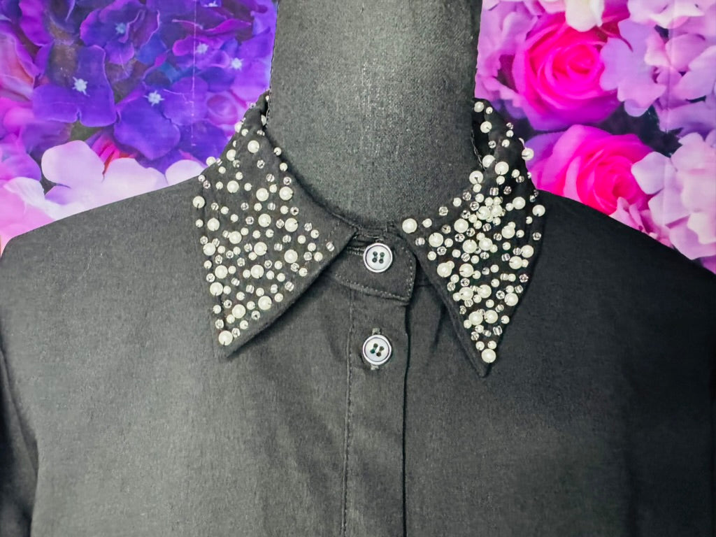 Pearly Girl Long-Sleeve Dress