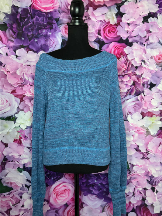 Winter Cutie Blue Sweater