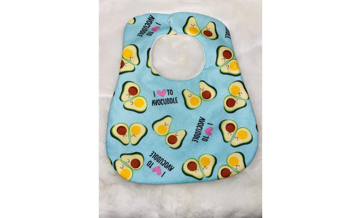 I Love to Avocuddle Baby Bib (0-9 Months)