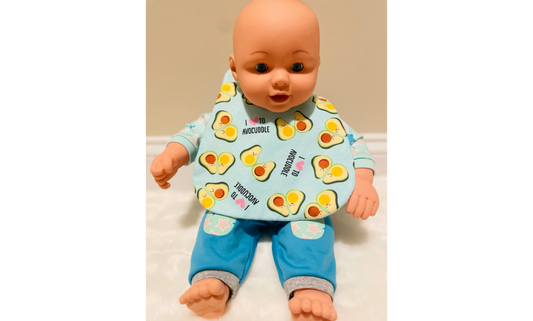 I Love to Avocuddle Baby Bib (0-9 Months)