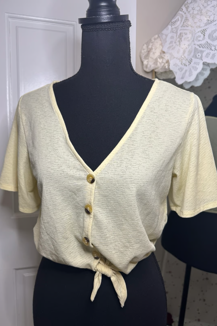 Butter Crop Top (Size Medium)