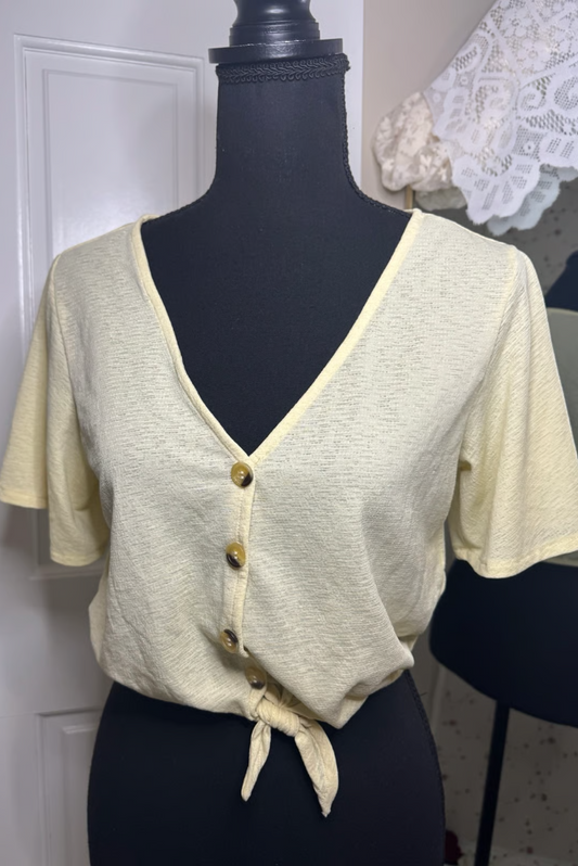 Butter Crop Top (Size Medium)