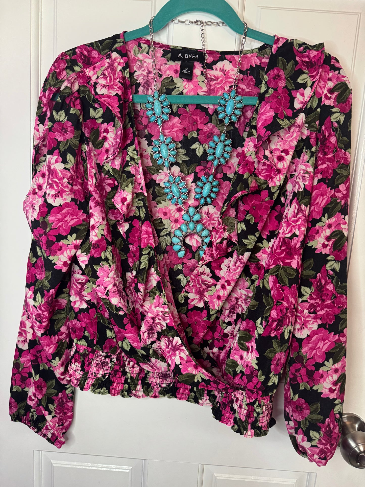 Give Me Flowers Floral Blouse
