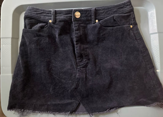 Corduroy Cutie Mini Skirt (Size Medium)