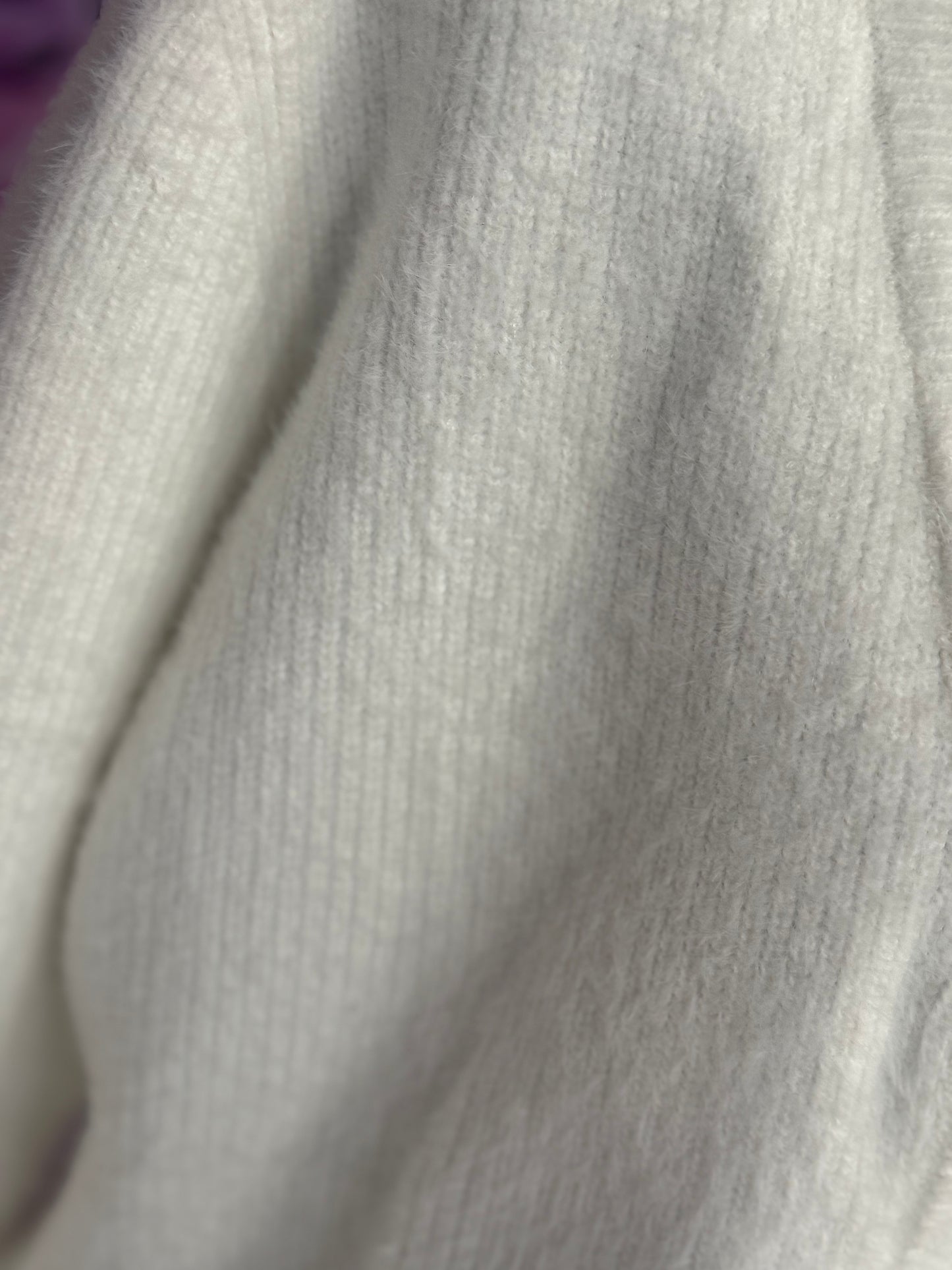 Snow Bunny White Cardigan