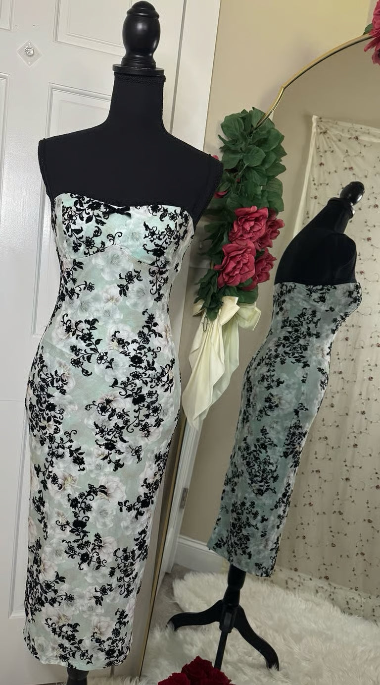 Divine Timing Midi Dress (Size Medium)