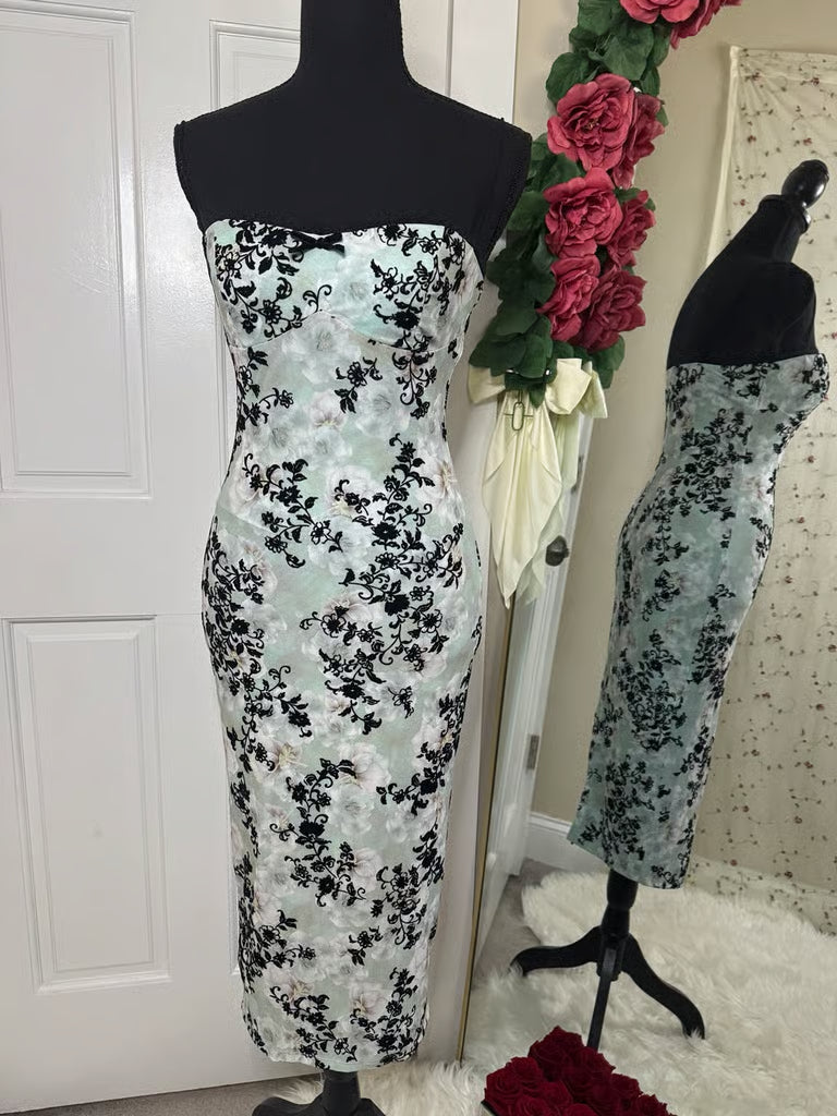 Divine Timing Midi Dress (Size Medium)