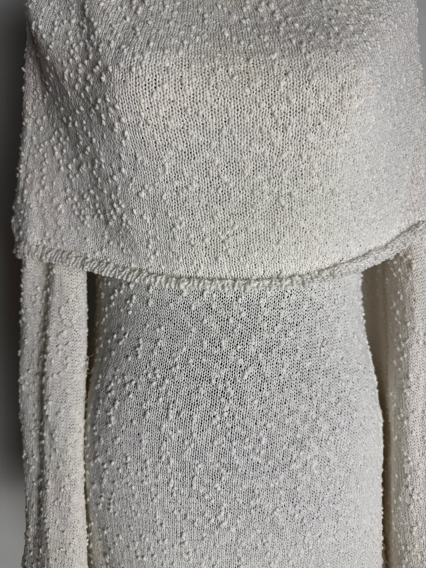 White Horse Off The Shoulder Mini Dress