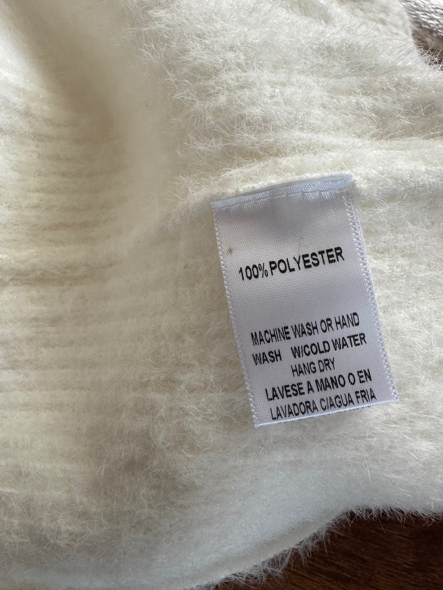 Snow Bunny White Cardigan