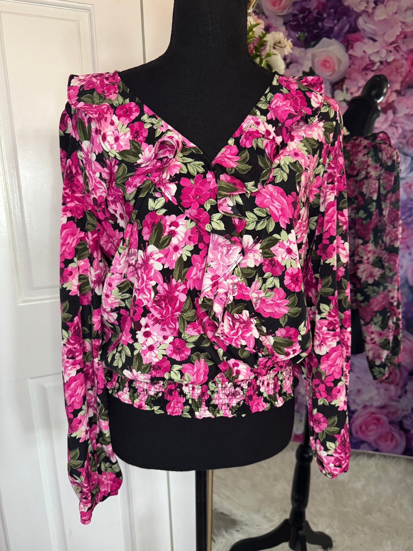 Give Me Flowers Floral Blouse