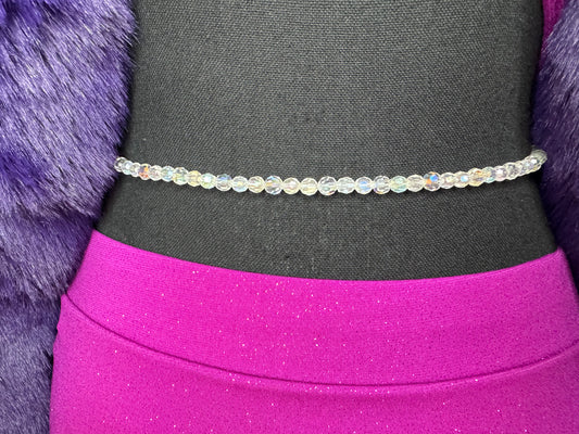 Crystal Waters Adjustable Waist Beads