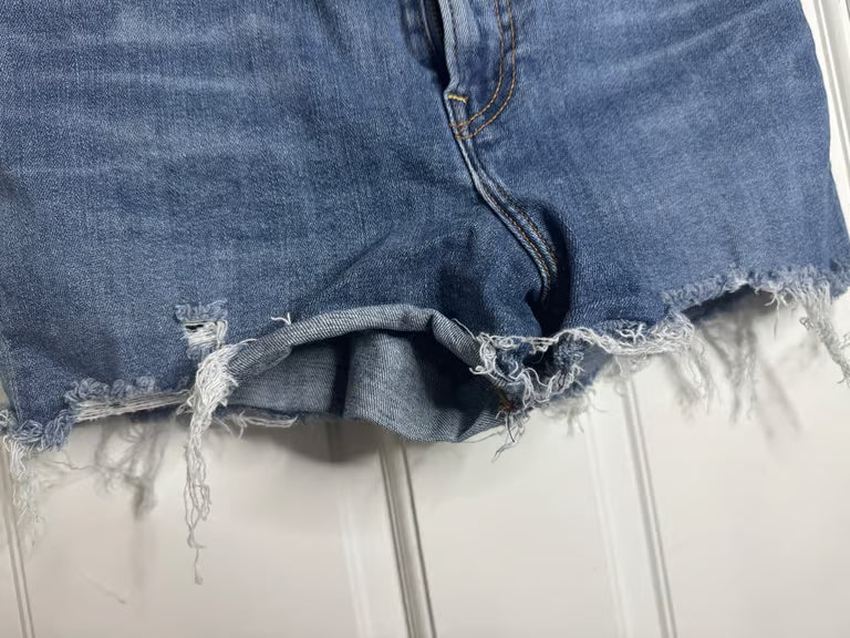 Levi Denim Shorts with Distressed look (Size W28)