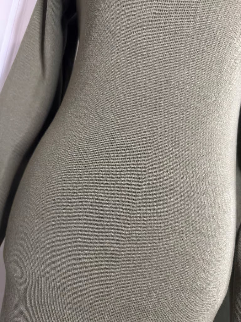 May I Help You Olive Green Dress