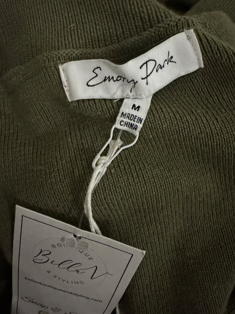 May I Help You Olive Green Dress