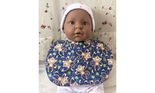Monkey Business Baby Bib (0-9 Months)