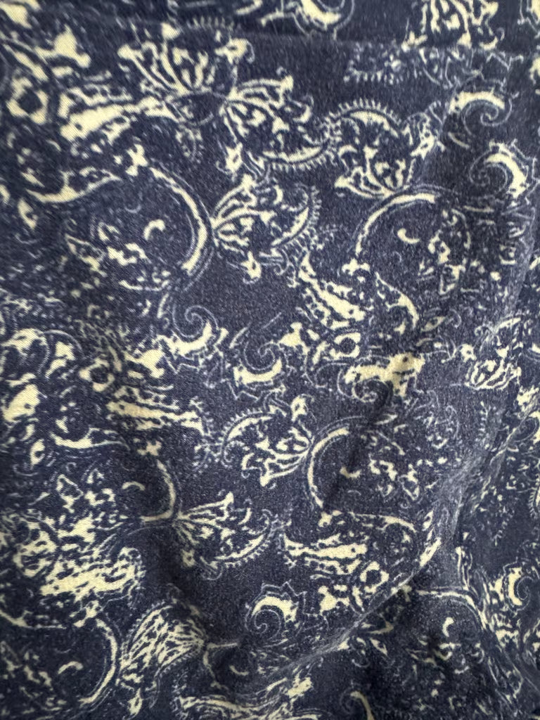 Navy & Cream Design Leggings