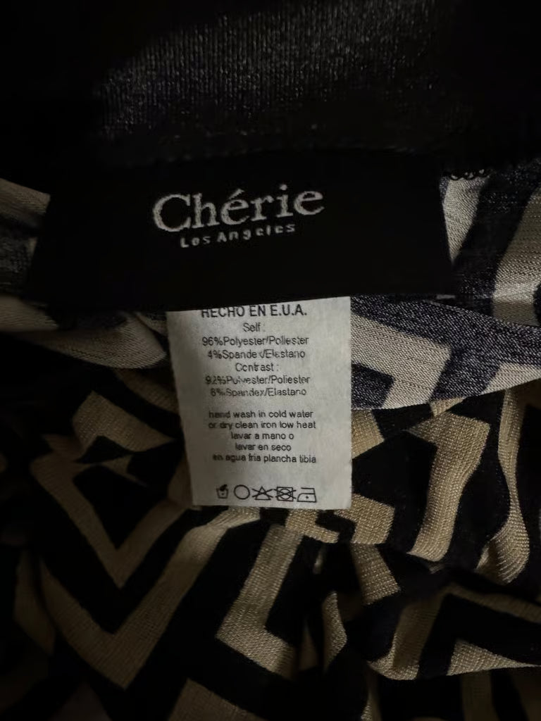 Old Money Black & Gold Long Sleeve Jumpsuit (Size Large)