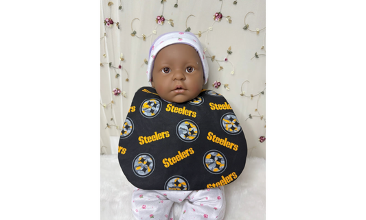 Steel Curtain Baby Bib (0-9 Months)