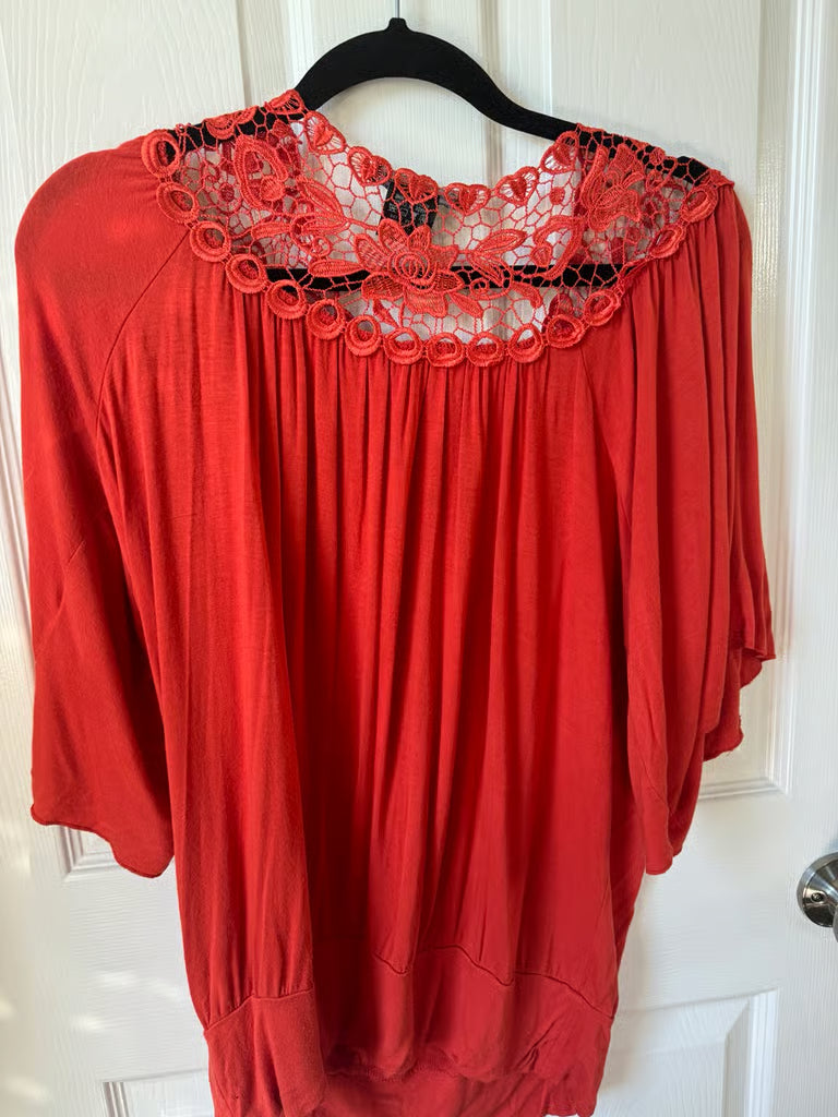 Sweet Like Pumpkin Pie Orange Top (Large)