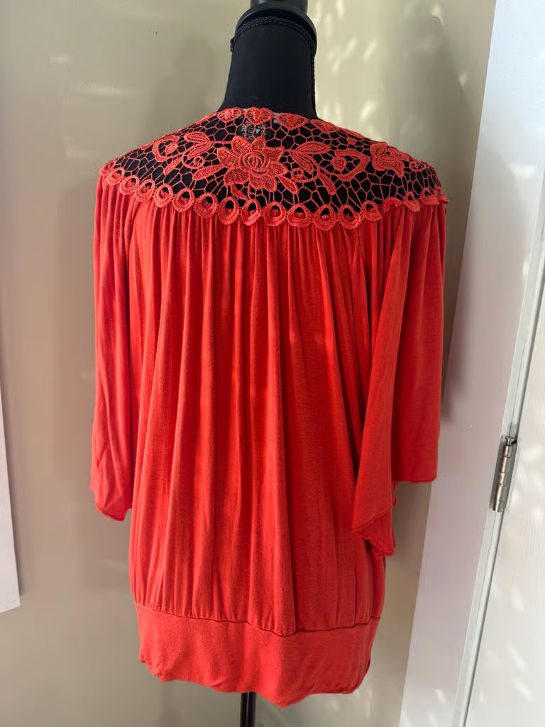 Sweet Like Pumpkin Pie Orange Top (Large)