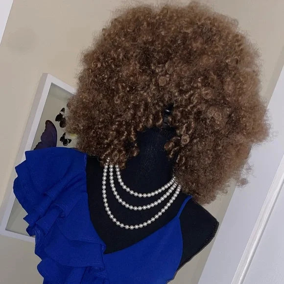 Foxxy Afro Wig (Honey Blonde)