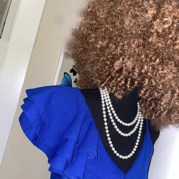 Foxxy Afro Wig (Honey Blonde)