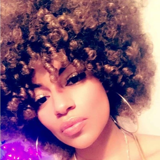 Foxxy Afro Wig (Honey Blonde)