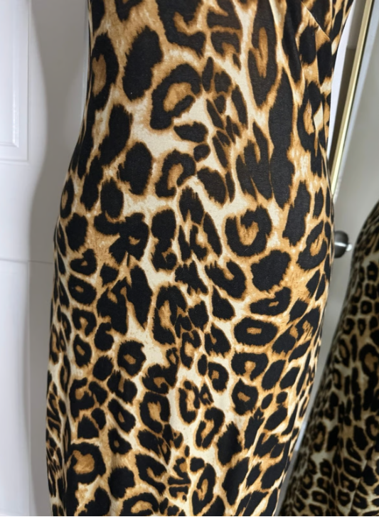 Wild Thing Leopard Print Midi Dress